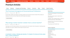 Desktop Screenshot of premiumarticles.biz
