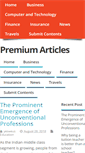 Mobile Screenshot of premiumarticles.biz